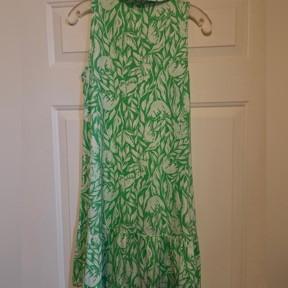 Lilly Pulitzer Riegan Fauna Green and White Dress Size XXS - Picture 10 of 11